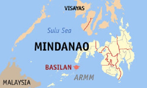 Đảo Basilan nằm gần cực nam của Philippines. Đồ họa: Wikipedia.